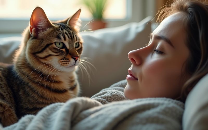 Cats Know When You Sick