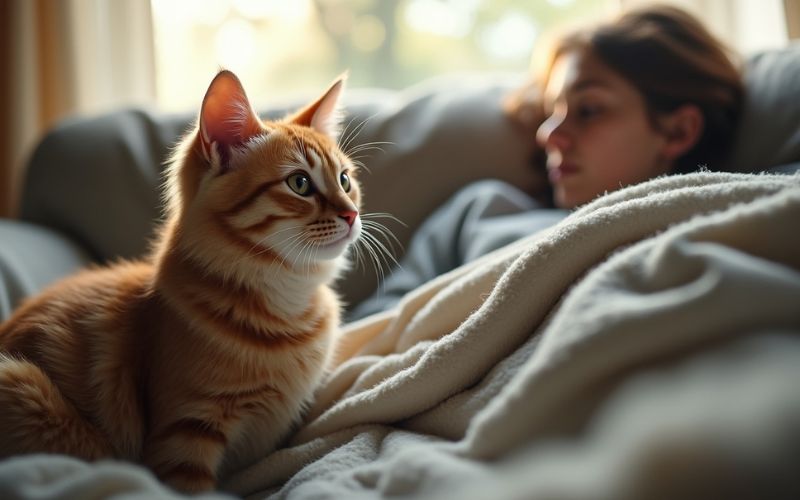 Cats Know When You Sick