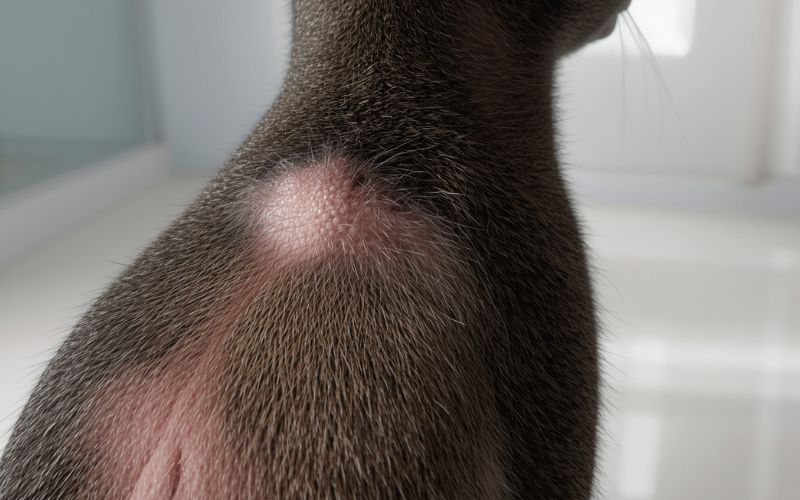 Hair loss in cats